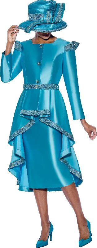 Unbeatable Prices Divine Apparel G10232W Plus Size Formal Tea Length Dress