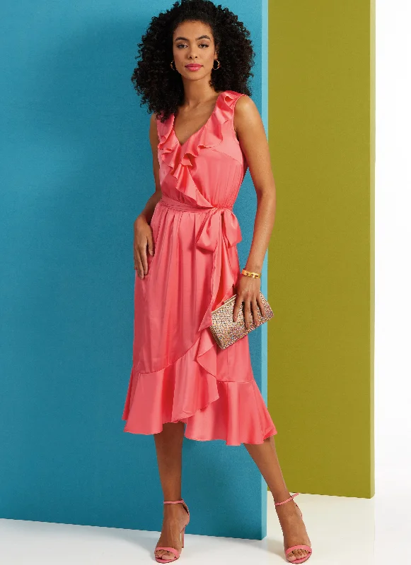 Factory Direct Sale Butterick Sewing Pattern B6926 Misses' Dress and Sash