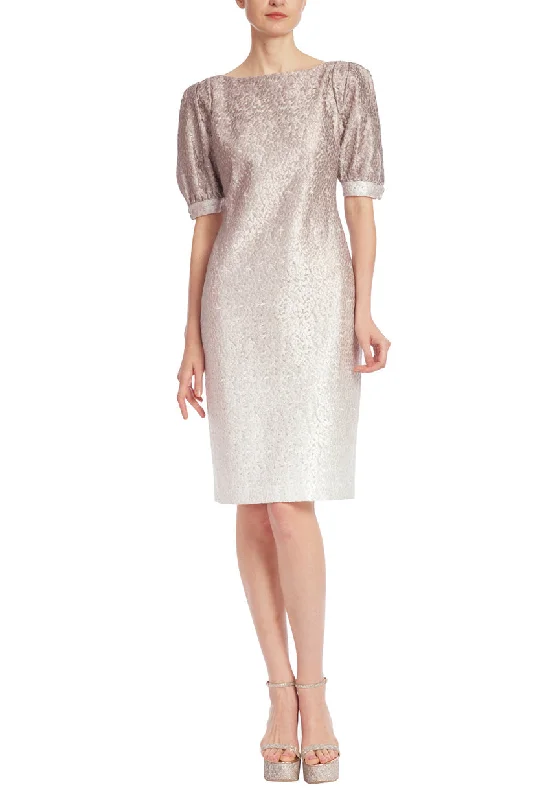 Online Only Badgley Mischka SC4083 Short Sequin Cocktail Dress