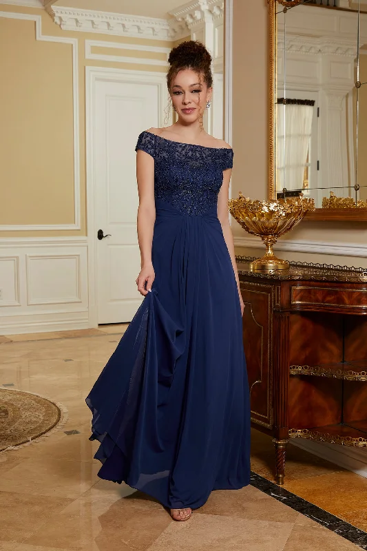Major Savings MGNY Madeline Gardner New York 72823 Evening Long Gown Beaded Formal Dress
