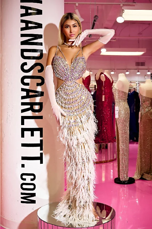 Best Seller Portia and Scarlett PS24861C  Long Beaded Prom Dress