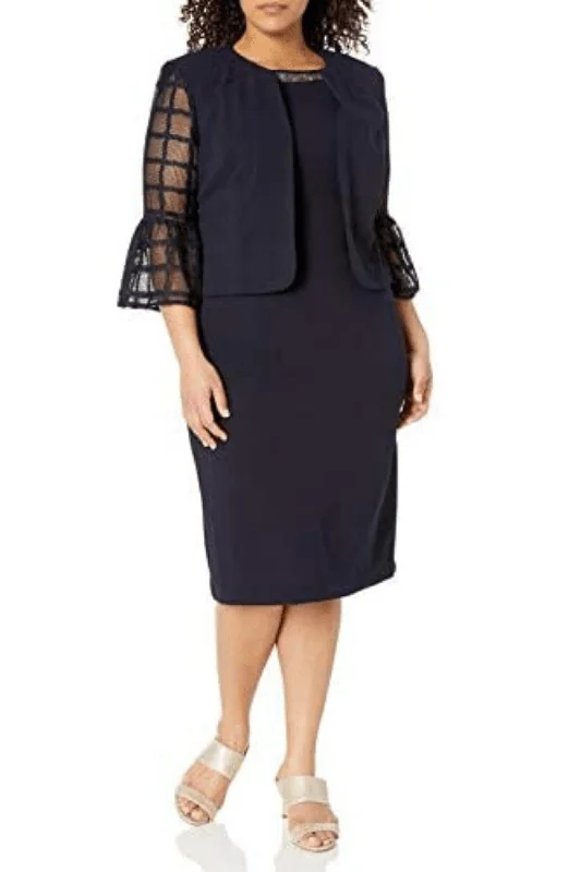 New Markdowns Maya Brooke Two Piece Short Bell Jacket Dress 26489