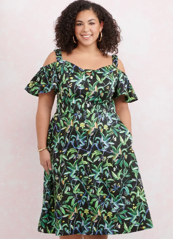 Overstock Simplicity Sewing Pattern 9919 Women's Dress with Sleeve and Length Variations