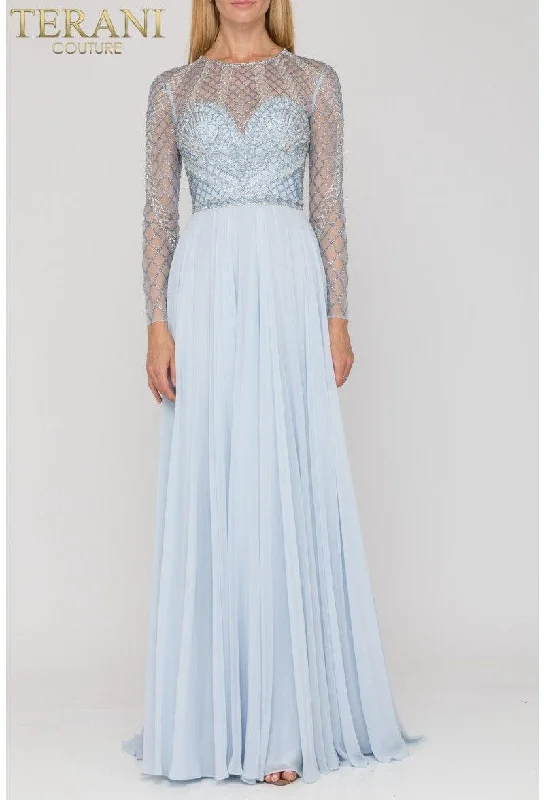 Price Meltdown Terani Couture 2011M2164 Formal Long Sleeve Dress