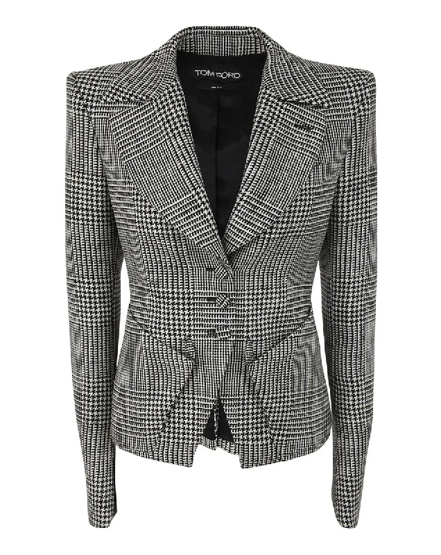 Today’s Deal Tom Ford Womens Patterened Jacket In Gray