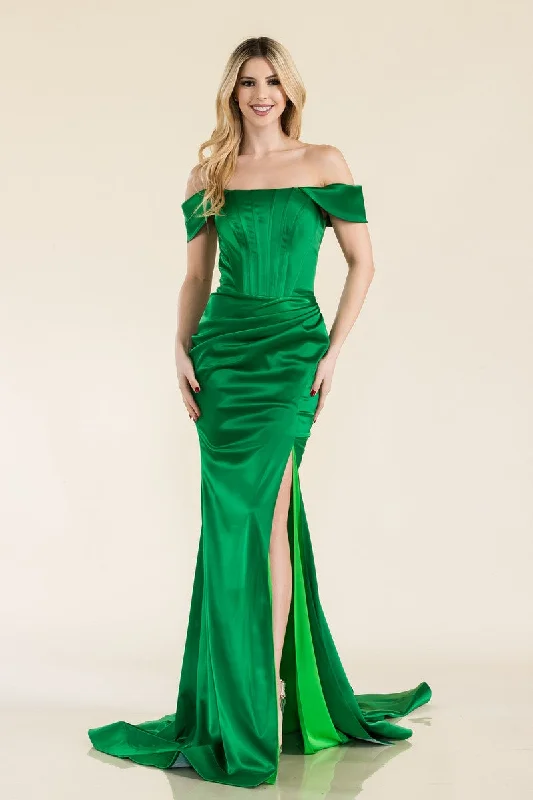 Act Fast Prima Dress SA502311 Long Fitted Formal Prom Dress