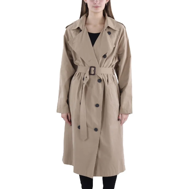 Davis Womens Lightweight Long Trench Coat