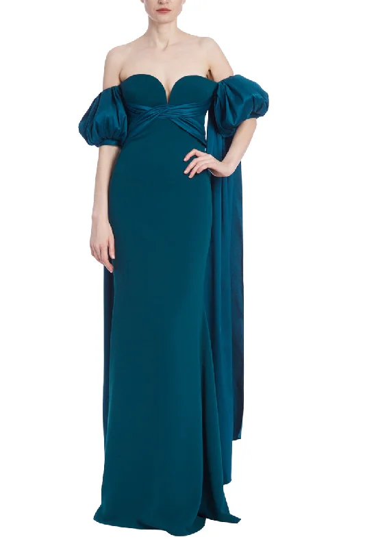 Holiday Sale Badgley Mischka EG4134 Long Formal Fitted Evening Dress