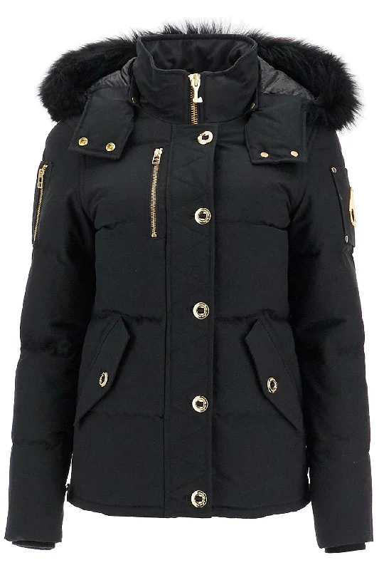 Super Sale Moose Knuckles Women's "3Q Canvas Down Jacket With Shear