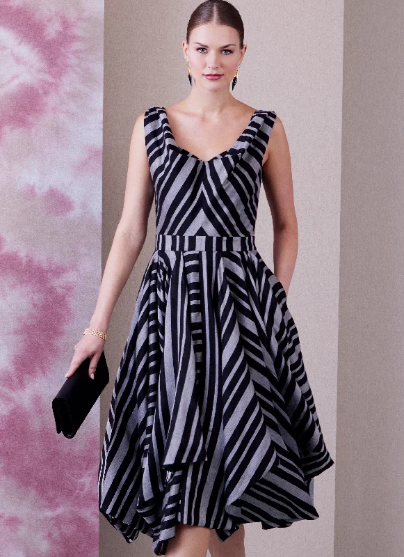 Online Only Vogue Sewing Pattern V1935 Misses' Dress by Julio Cesar