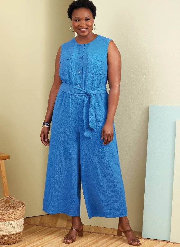 Special Buy Butterick sewing pattern 6891 Women's Dress, Jumpsuit and Sash