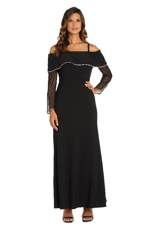 Great Deals R&M Richards 2637P Long Formal Petite Evening Dress