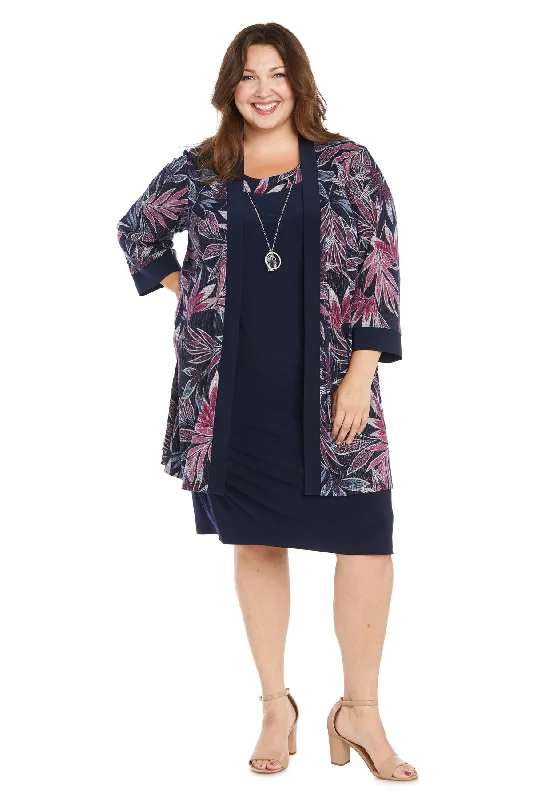 Discount Days R&M Richards 3206W Short Jacket Mother of the Bride Plus Size Dress