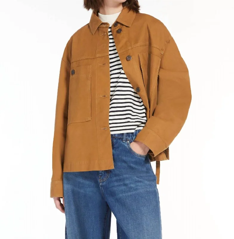 Steals and Deals Sampang Canvas Workwear Jacket In Earth