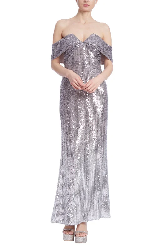 Flash Sale Badgley Mischka EG4003 Long Sequin Ombre Formal Prom Dress