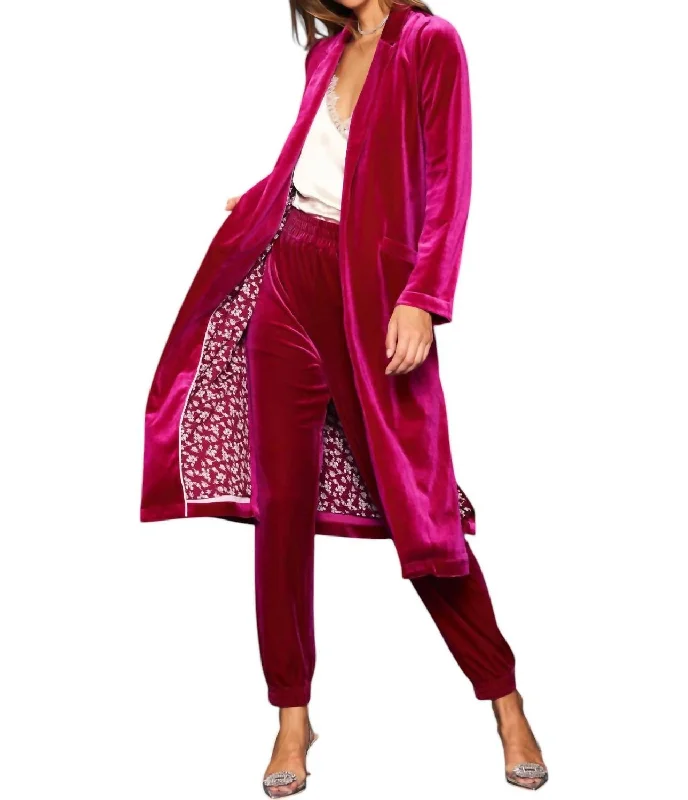 Major Savings Raspberry Dreams Duster In Magenta