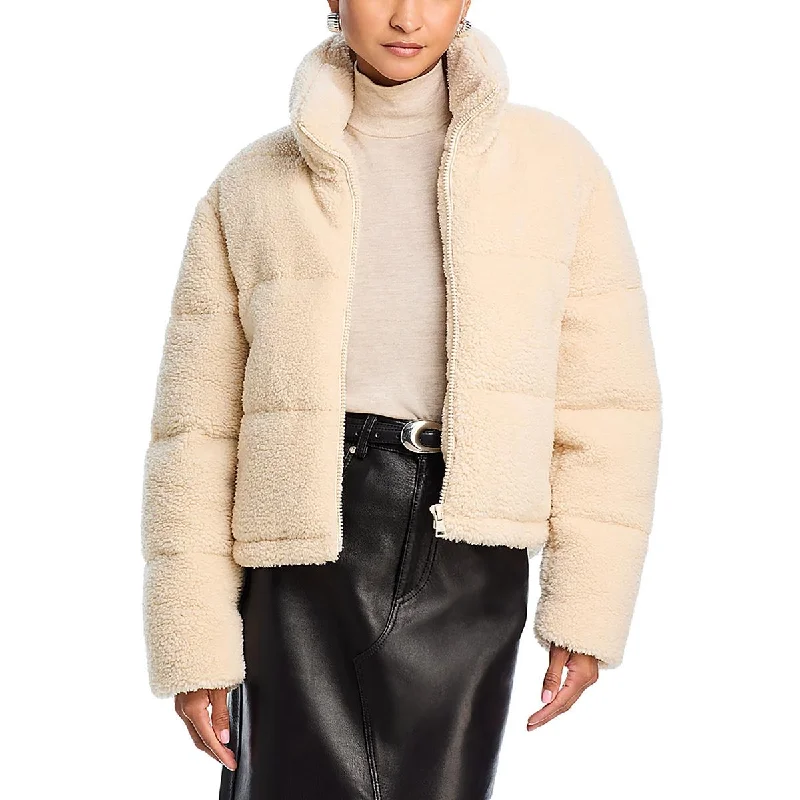 Referral Discount ` Womens Insulated Outerwear Teddy Coat