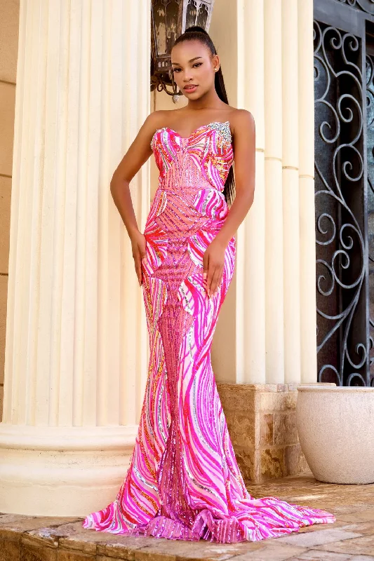 Take Advantage Portia and Scarlett PS24343 Long Mermaid Prom Dress