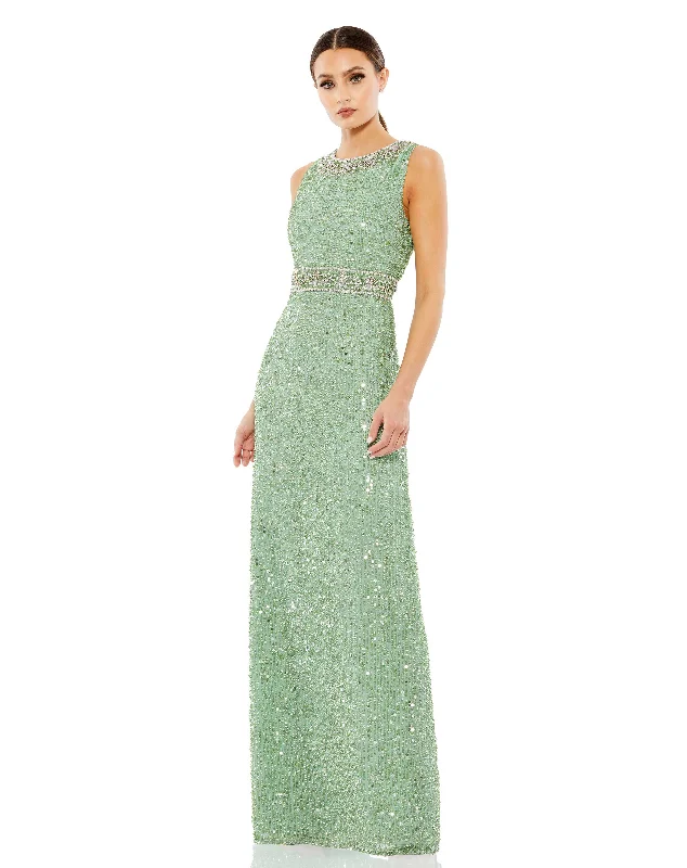 Weekend Deal Mac Duggal A10839 Long Sequin Formal Prom Dress