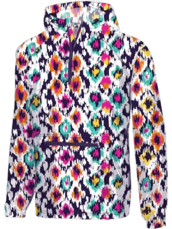 Discount Deals Women's Falling In Love Wind Breaker Jacket In Aztec