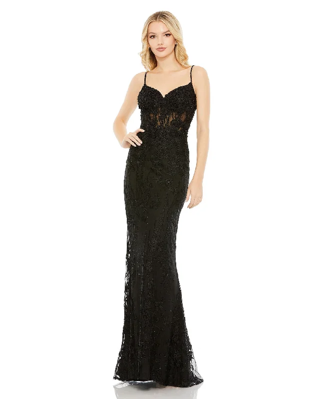 Customer Appreciation Sale Mac Duggal 20429 Long Fitted Prom Formal Dress