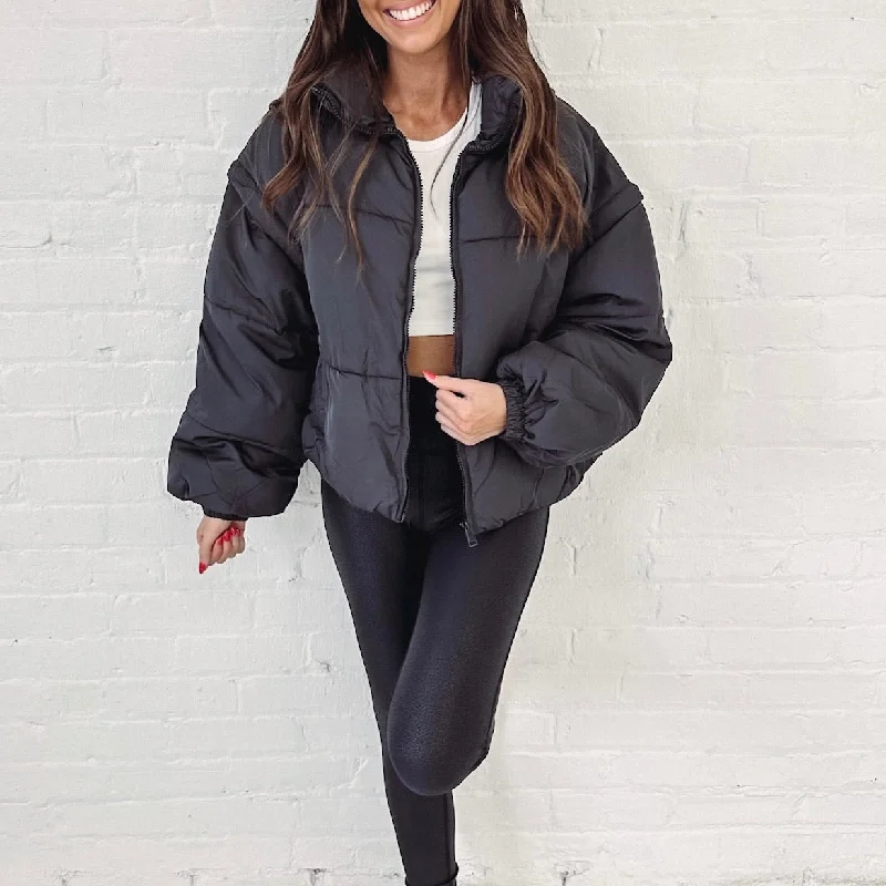 Flash Sale Savannah Puffer Jacket - Black
