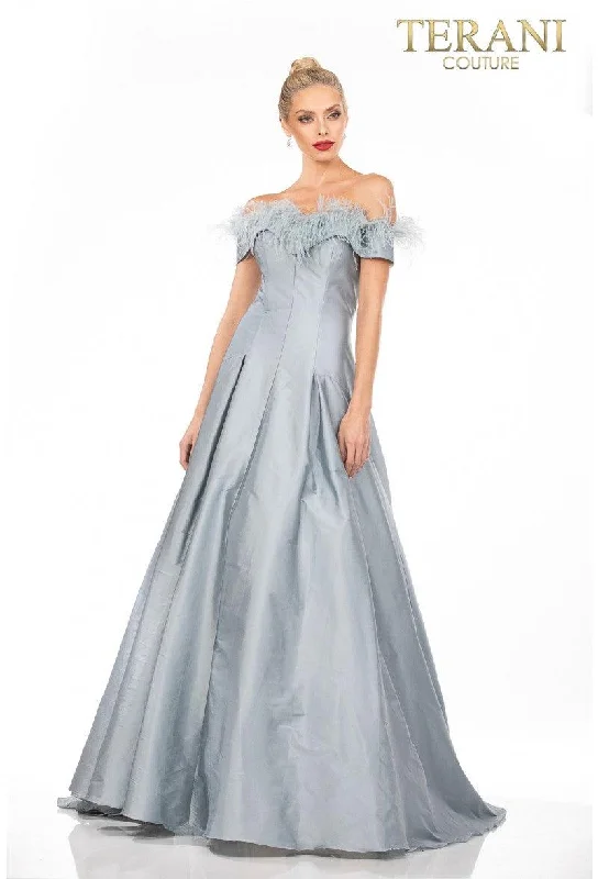 Limited Availability Terani Couture 2021E3572 Long Formal Evening Gown