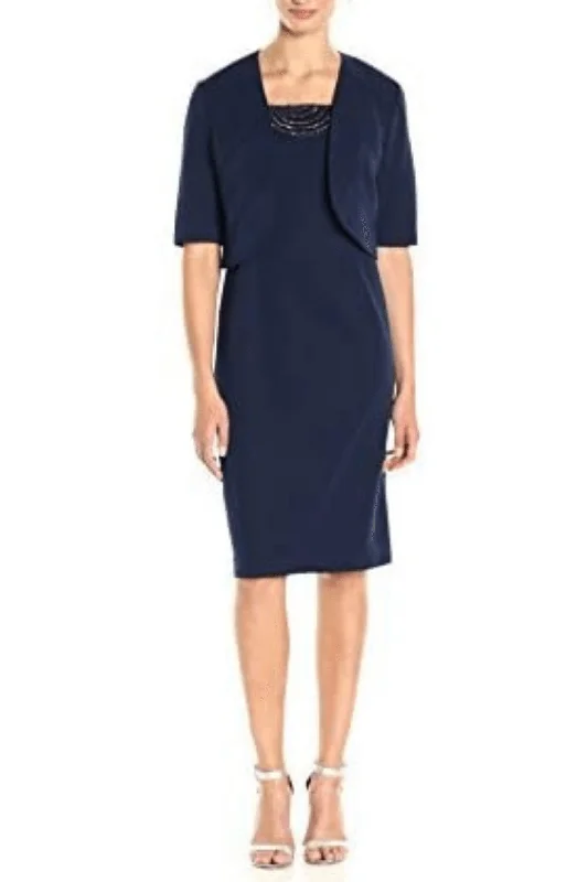 Online Only Maya Brooke Short Two Piece Jacket Dress 26385