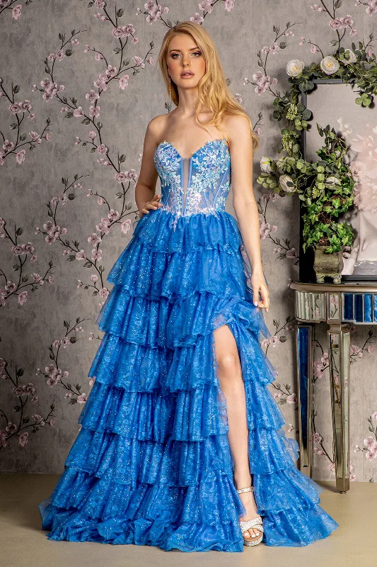 Long Formal Sequin Prom Dress