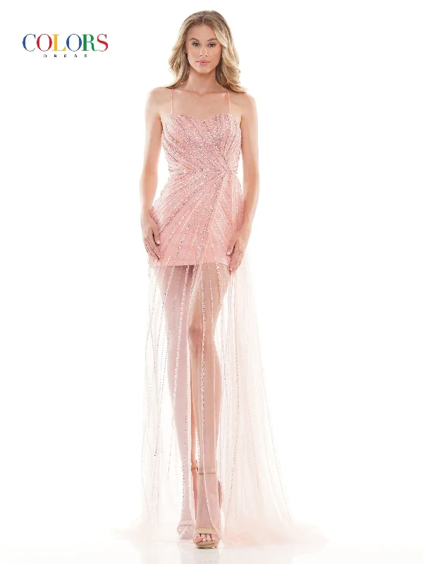 Special Discount Colors 2645 Colors Long Formal Spaghetti Strap Prom Dress