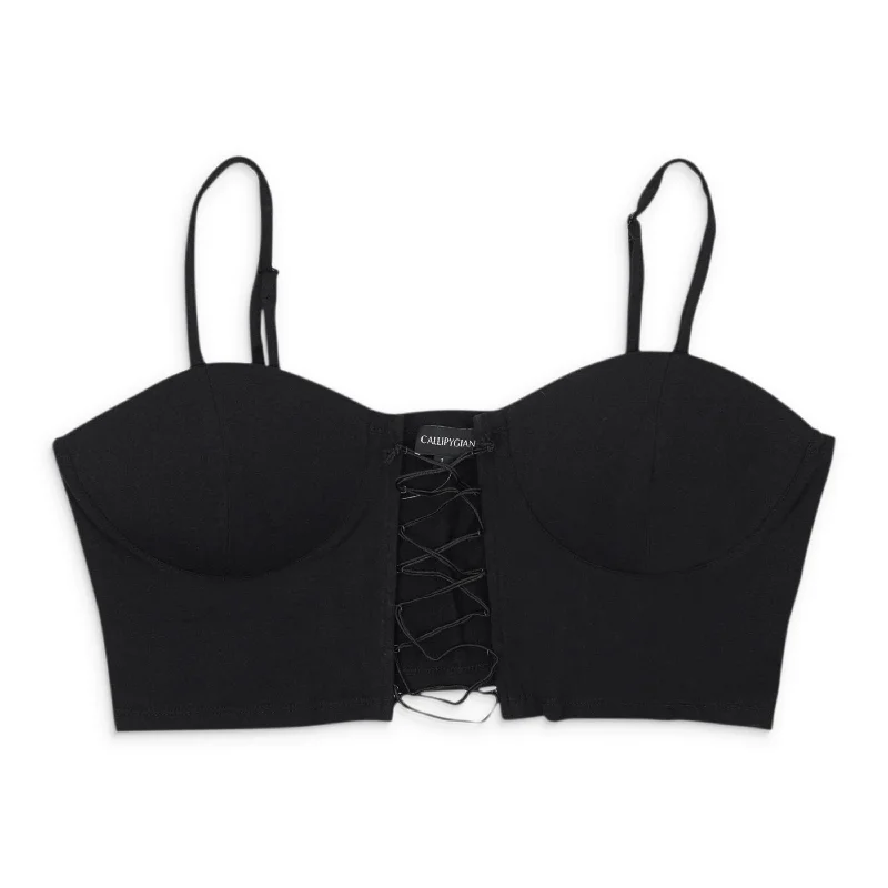 CALLIPYGIAN TOP BLACK BRA