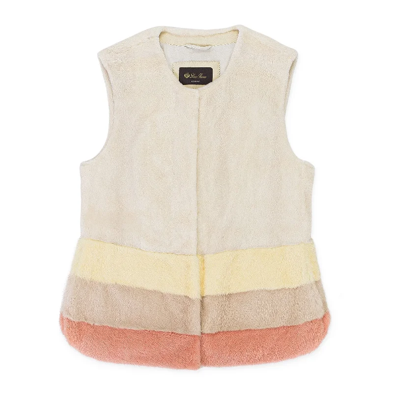 Hurry In FUR MULTICOLOR JACKET