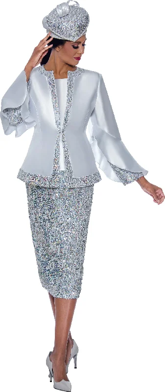 YEAR-End Clearance Divine Apparel G10223 Glitter Tea Length Mother of the Bride Formal Dress