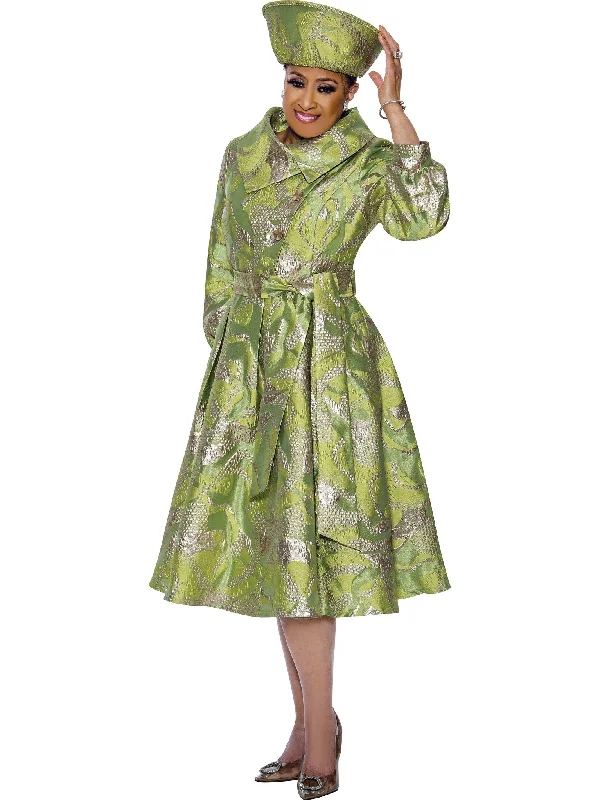 Deal Frenzy Divine Apparel DCC5111 Long Sleeve Mother of the Bride Midi Dress