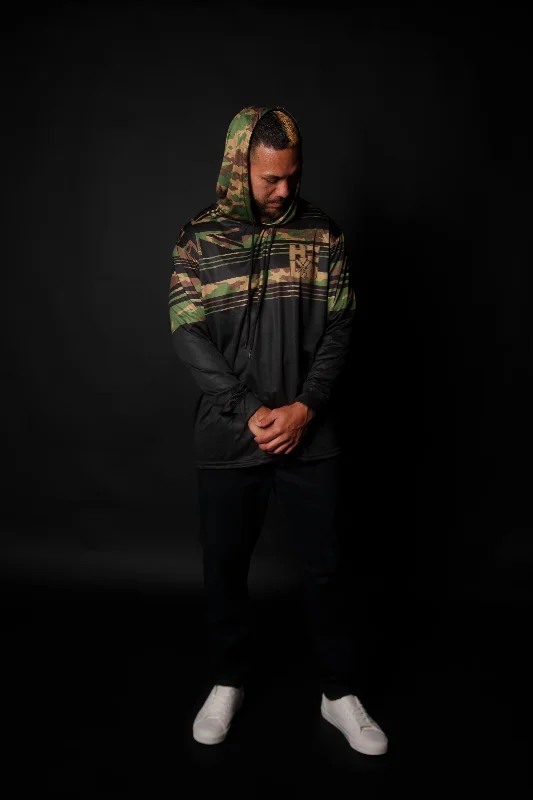 HILO CAMO FLAG LONGSLEEVE W/HOOD