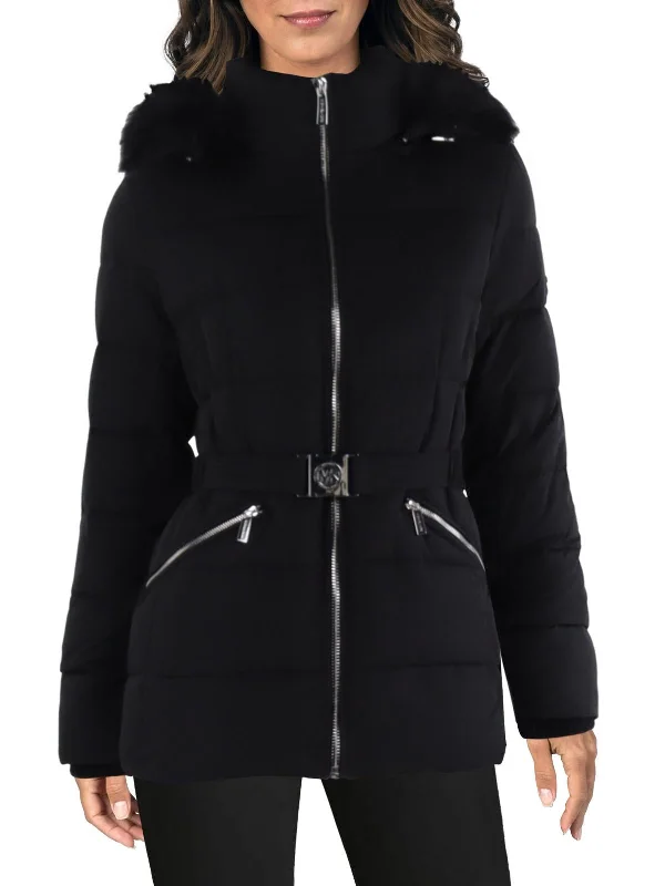 Epic Deals Missy Womens Quilted Cold Weather Puffer Jacket
