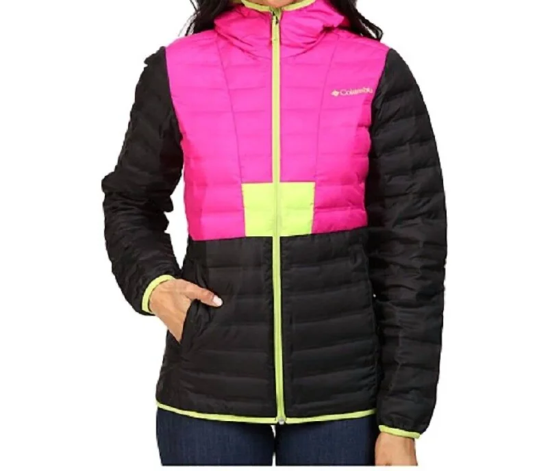 Deal Dash Puffer Coat Flashback Down Hooded Jacket In Black