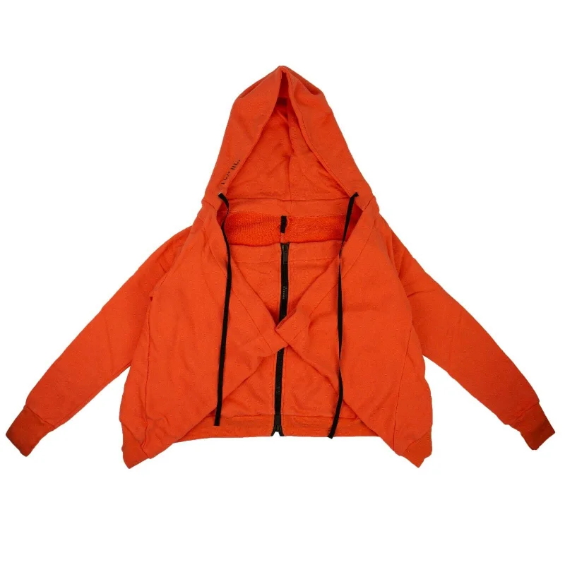 Amazing Deals Orange Cotton 'Tie Front' Jacket