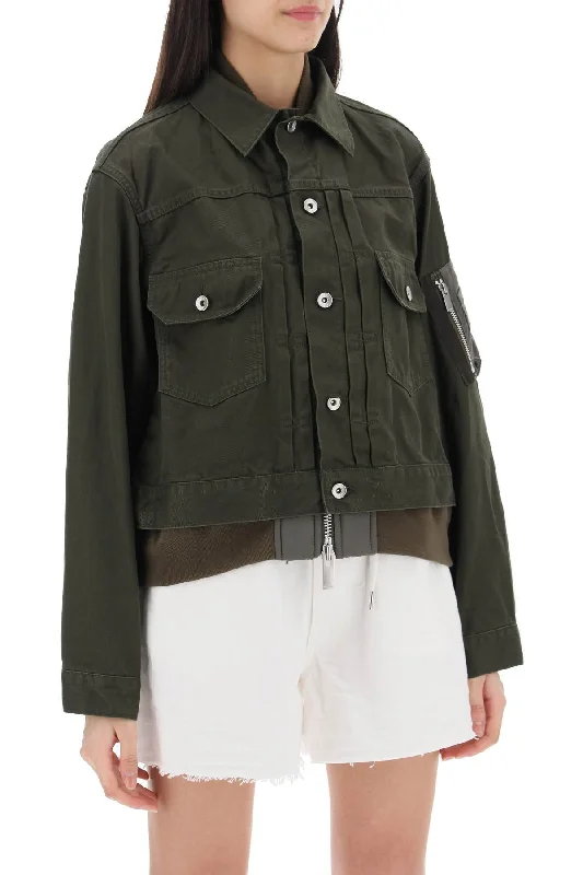 Best Bargains Sacai Layered Denim Jacket
