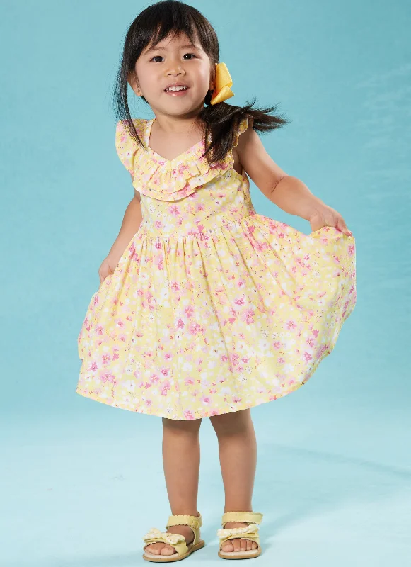 The Best Prices McCall's Sewing Pattern 8372 Toddlers' Dresses