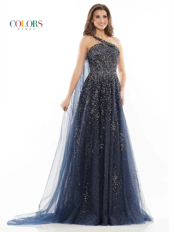 Price Meltdown Colors 2731 Colors Long One Shoulder Beaded Prom Dress