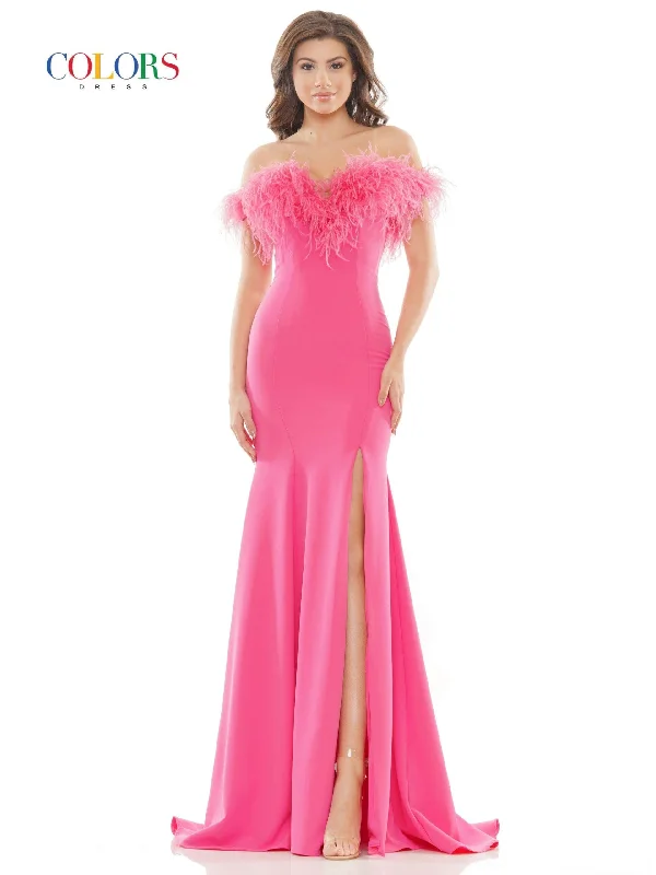 Markdowns Colors 2663 Colors Long Off Shoulder Formal Prom Dress