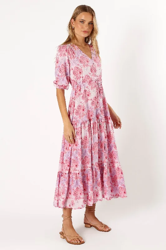 Deal Frenzy Kelda Dress - Pink/Purple