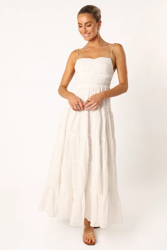 Seasonal Clearance Wren Maxi Dress - White