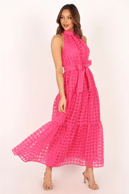 Discount Mania Calea Maxi Dress - Pink