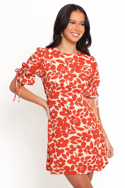 Don't Wait Yelena Mini Dress - Red
