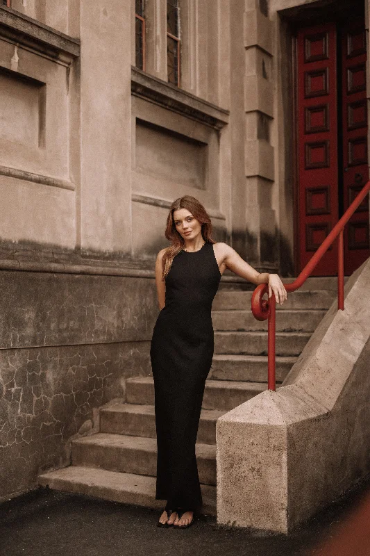 Blowout Sale Ellis Maxi Dress - Black