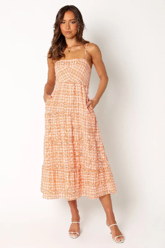 Today’s Deal Bertie Midi Dress - Orange