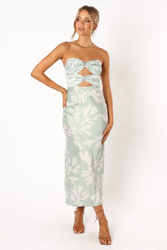 Doorbuster Deal Melany Midi Dress - Sage