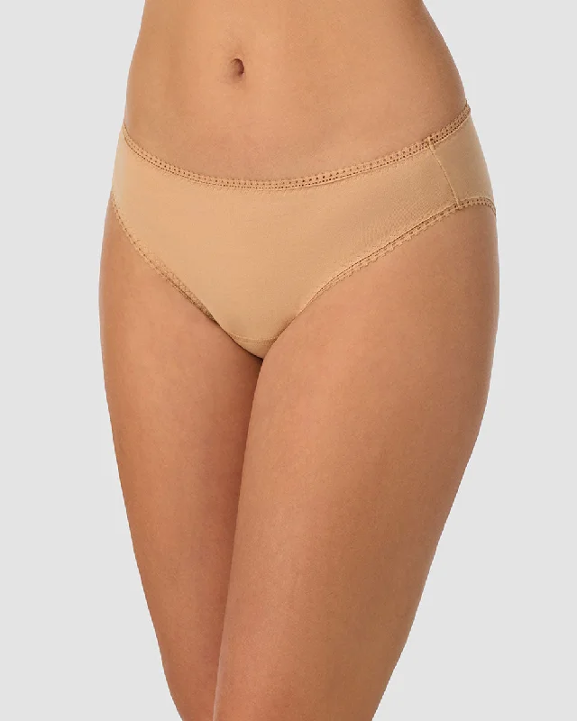 Price Cut Cabana Cotton Leak Proof Bikini Underwear - Champagne